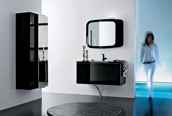 Bathroom Decoration Black Color Onyx by Stemik Living