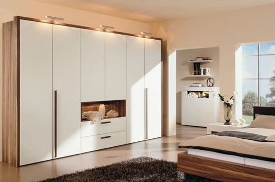Bedroom With White Cabinets