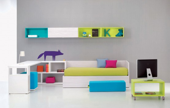 Interior Kids Rooms Beautiful Idea