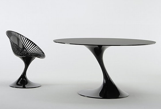 Table and Chair Unique Furniture By Casprini Table and Chair Furniture Black