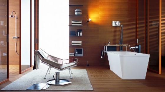 Bathroom Design Ideas with Unique Chair By axor