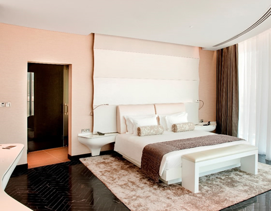 Bedroom Design In The Yas Hotel Abu Dhabi