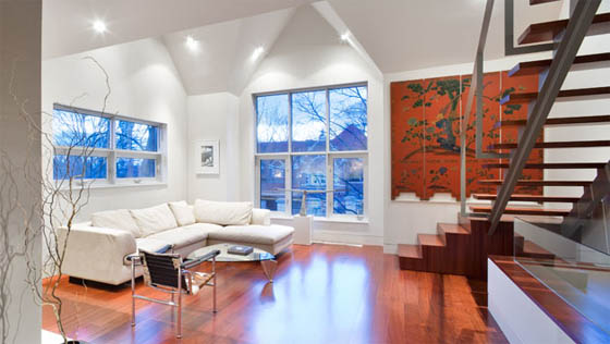 Living Room Design Idea The Loft Walmer Residential in Toronto by Dubbeldam Architects