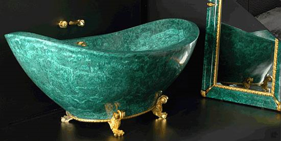 Bathtub with Green Color from Baldi