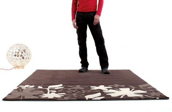 Soft Textured Carpet Design from Dhesja Brown Texture Carpet by Dhesja