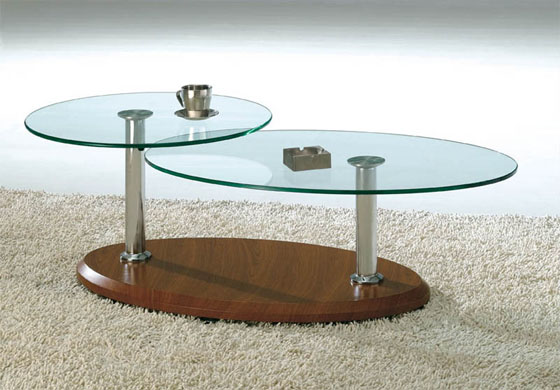 Furniture Table with Glass