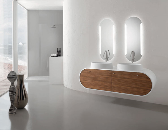 Modern Contemporary Bathroom Furniture Sets by Foster