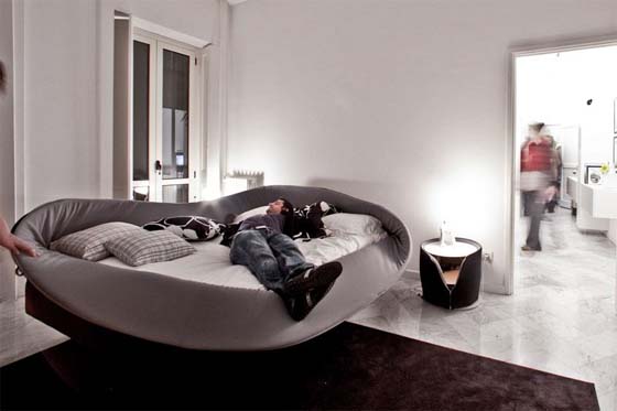 Bed Design with Modern Comfort and Functionality from Lago