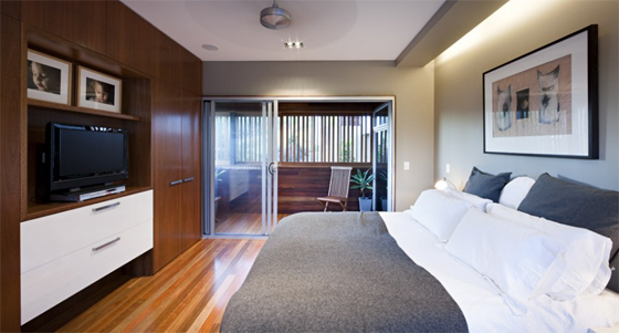 Bedroom with Tv Furniture from Base Architecture