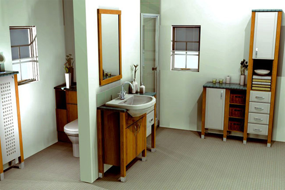 16 Modern and Elegant Bathroom Furniture Design Ideas Interior Bathroom with Wooden Furniture