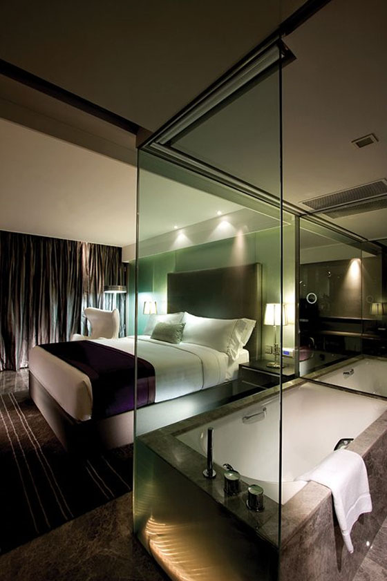Beautiful Bedroom Design in The Mira Hotels Interior Design by Charles Allem