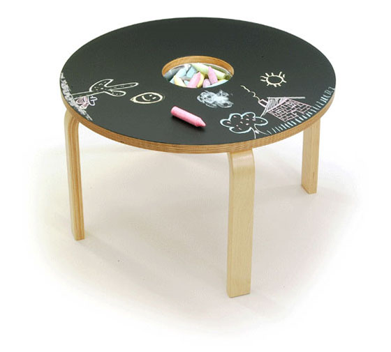Chalkboard Table for Kids by Eric Pfeiffer