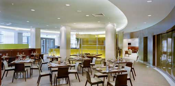 Modern Contemporary Hilton London Canary Wharf by Jestico + Whiles