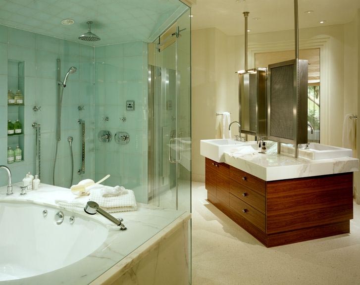 Modern Bathroom Design inThe Enclave by Jamie Herzlinger