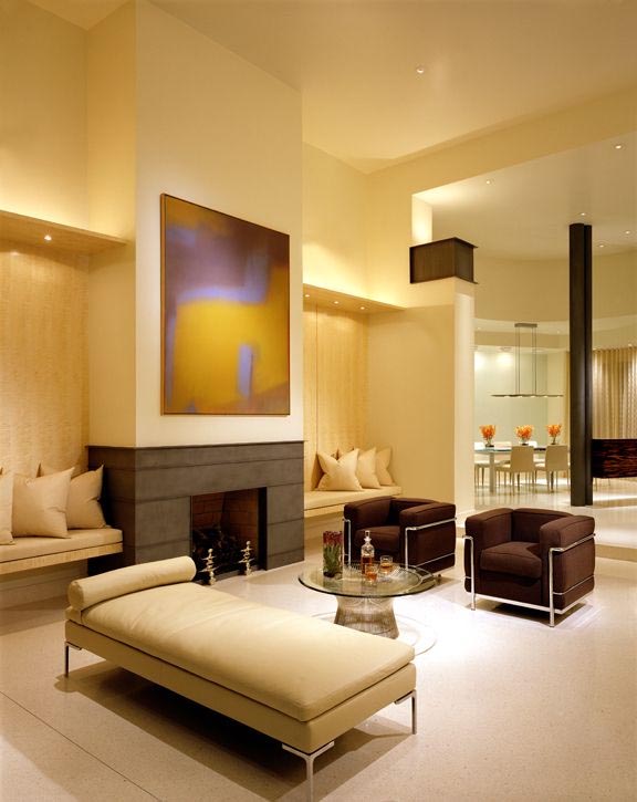 Modern Living Room inThe Enclave by Jamie Herzlinger