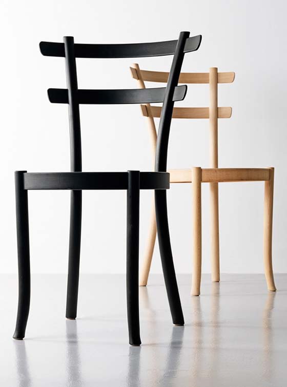 Chair Made from Solid Beech by Ake Axelsson