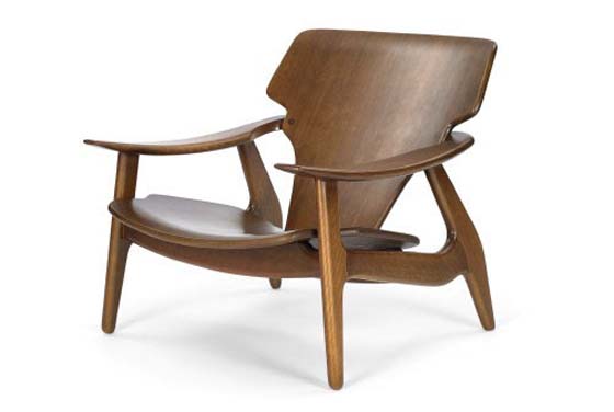Comfortable Diz Armchair by Sergio Rodrigues