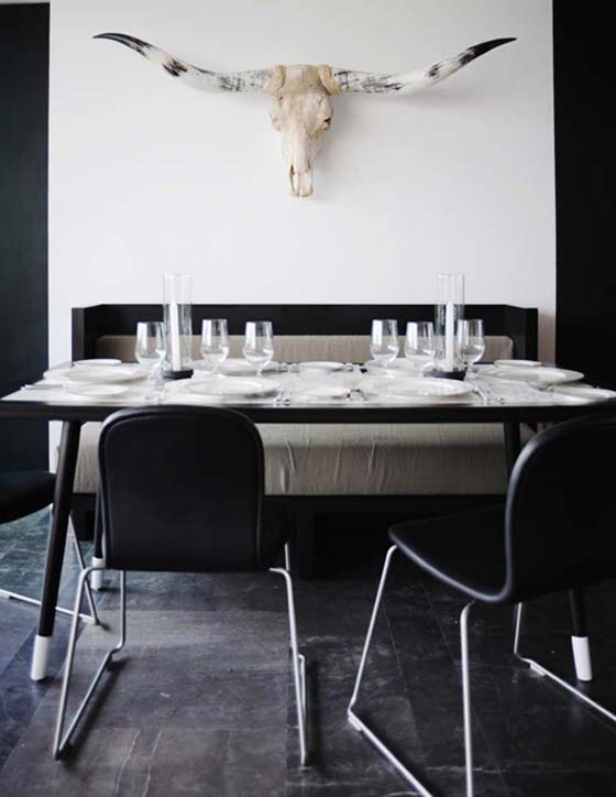 Dining Table in Hotel Habita Monterry by Joseph Dirand