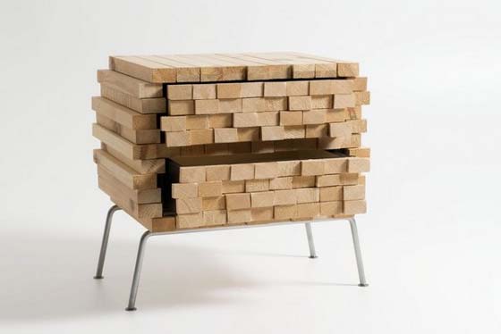 Storage Made of Wood Materials by Boris Dennler