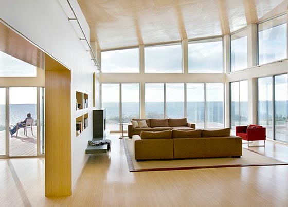 Beautiful Natural Scenery of Living Room Interior Design