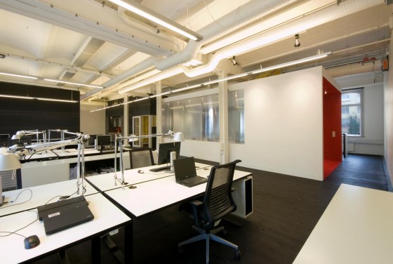 Stockholm Bicycle Office Factory Interior and furniture 560x