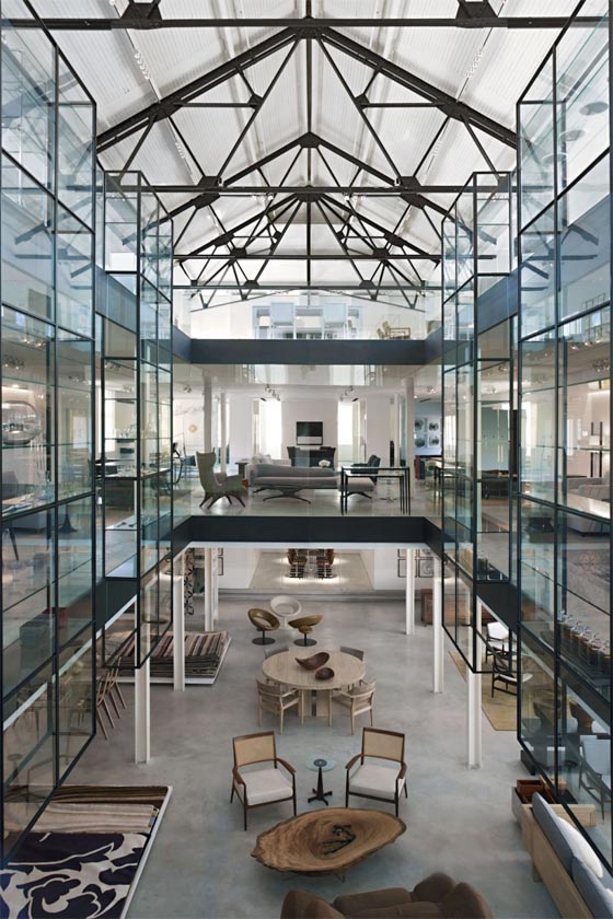 Toronto Interior Design of The Avenue Road Showroom by Yabu Pushelberg