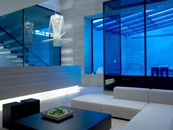 Lounge area Met Hotel by zege architects