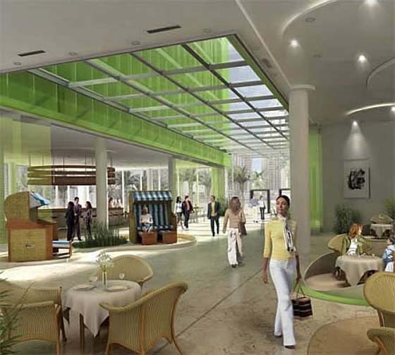 Luxury the Cube Condo Lobby