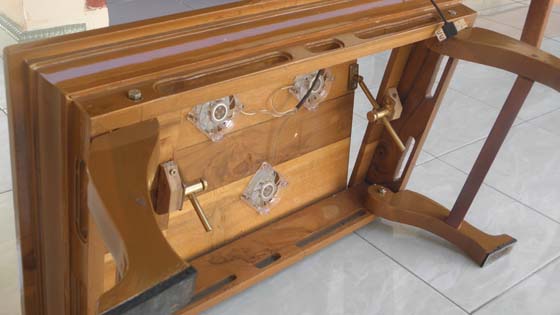 Posting Table Bottom View
