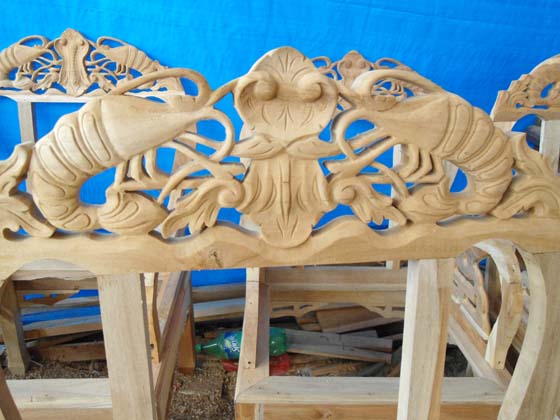 Carved chairs